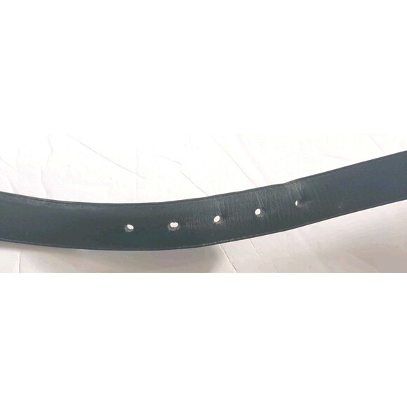 Polo Ralph Lauren Belt Sz 42  Italian Leather Black Dress Work Belt 2113620-001 - Picture 9 of 11